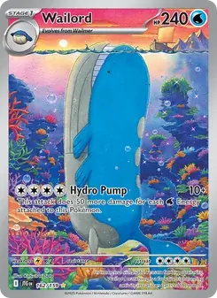 Wailord 162/159 Journey Together Pokémon card