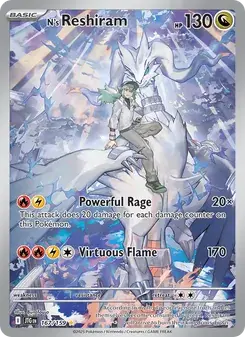 N's Reshiram 167/159 Journey Together Pokémon card