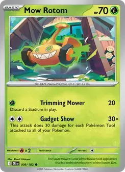 Mow Rotom 009/182 Destined Rivals Pokémon card