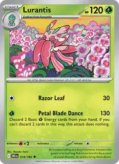 Lurantis 014/182 Destined Rivals Pokémon card
