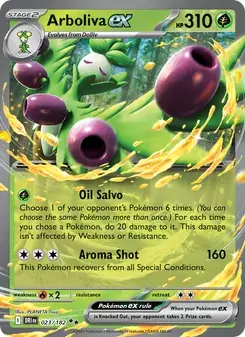 Arboliva ex 023/182 Destined Rivals Pokémon card