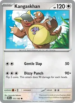 Kangaskhan 151/182 Destined Rivals Pokémon card