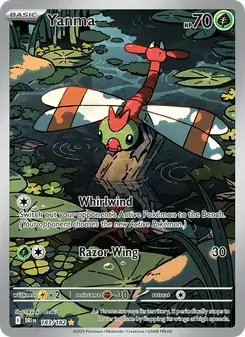 Yanma 183/182 Destined Rivals Pokémon card