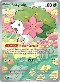 Shaymin 185/182 Destined Rivals Pokémon card