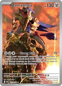 Zamazenta 201/182 Destined Rivals Pokémon card