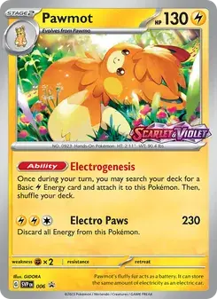Pawmot 006/225 SVP Black Star Promos Pokémon card