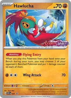 Hawlucha 007/225 SVP Black Star Promos Pokémon card
