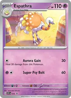Espathra 010/225 SVP Black Star Promos Pokémon card