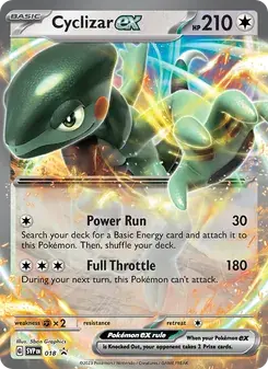 Cyclizar ex 018/225 SVP Black Star Promos Pokémon card