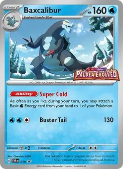 Baxcalibur 019/225 SVP Black Star Promos Pokémon card