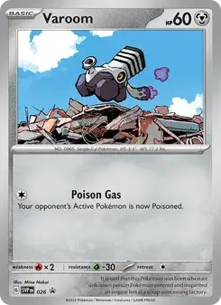 Varoom 026/225 SVP Black Star Promos Pokémon card