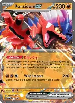 Koraidon ex 029/225 SVP Black Star Promos Pokémon card