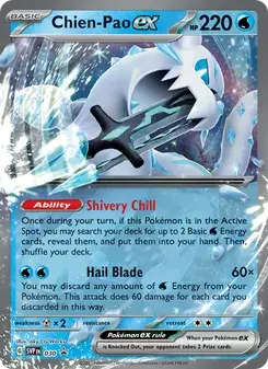 Chien-Pao ex 030/225 SVP Black Star Promos Pokémon card