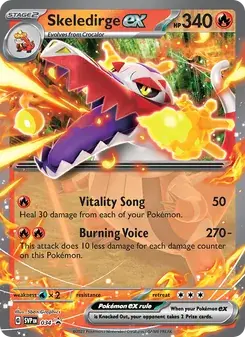 Skeledirge ex 034/225 SVP Black Star Promos Pokémon card