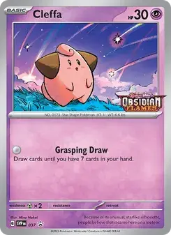 Cleffa 037/225 SVP Black Star Promos Pokémon card