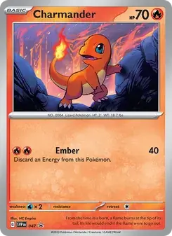 Charmander 047/225 SVP Black Star Promos Pokémon card