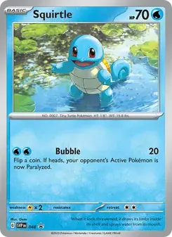 Squirtle 048/225 SVP Black Star Promos Pokémon card