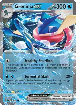 Greninja ex 054/225 SVP Black Star Promos Pokémon card
