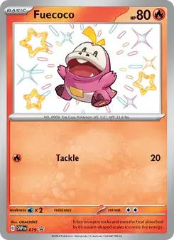 Fuecoco 079/225 SVP Black Star Promos Pokémon card