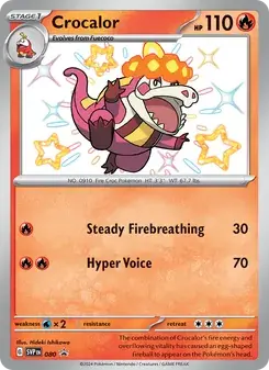Crocalor 080/225 SVP Black Star Promos Pokémon card