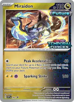 Miraidon 092/225 SVP Black Star Promos Pokémon card