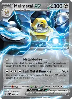 Melmetal ex 104/225 SVP Black Star Promos Pokémon card