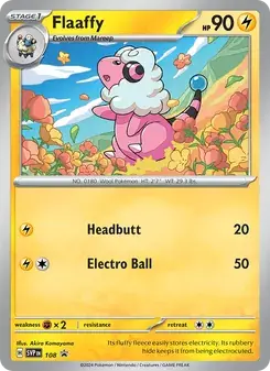 Flaaffy 108/225 SVP Black Star Promos Pokémon card