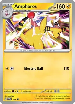 Ampharos 109/225 SVP Black Star Promos Pokémon card