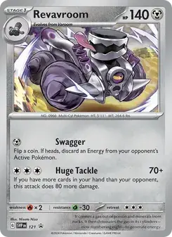 Revavroom 121/225 SVP Black Star Promos Pokémon card