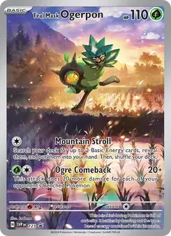 Teal Mask Ogerpon 123/225 SVP Black Star Promos Pokémon card
