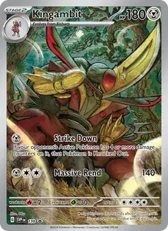 Kingambit 130/225 SVP Black Star Promos Pokémon card