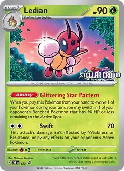 Ledian 133/225 SVP Black Star Promos Pokémon card