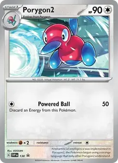 Porygon2 138/225 SVP Black Star Promos Pokémon card
