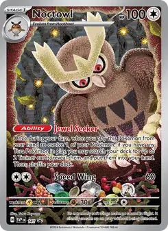 Noctowl 141/225 SVP Black Star Promos Pokémon card