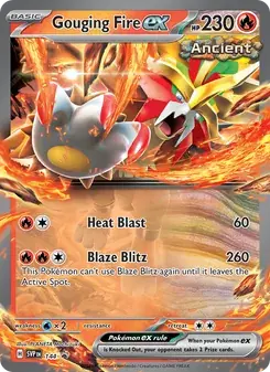 Gouging Fire ex 144/225 SVP Black Star Promos Pokémon card