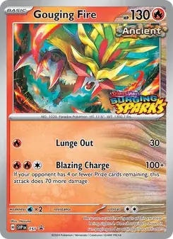 Gouging Fire 151/225 SVP Black Star Promos Pokémon card