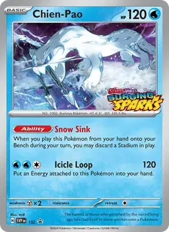 Chien-Pao 152/225 SVP Black Star Promos Pokémon card