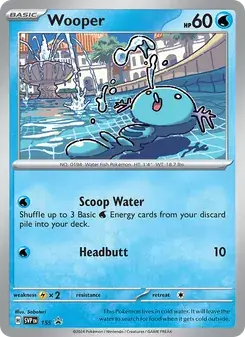 Wooper 155/225 SVP Black Star Promos Pokémon card