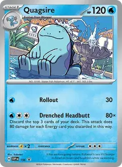 Quagsire 156/225 SVP Black Star Promos Pokémon card
