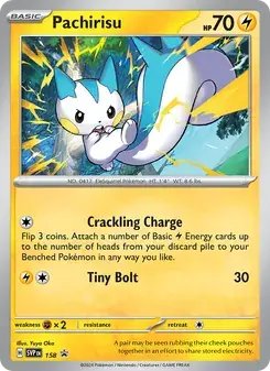 Pachirisu 158/225 SVP Black Star Promos Pokémon card