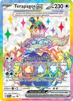 Terapagos ex 165/225 SVP Black Star Promos Pokémon card