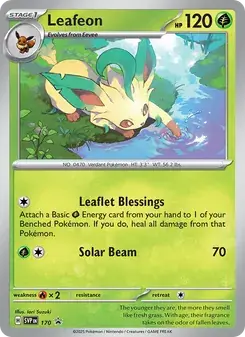 Leafeon 170/225 SVP Black Star Promos Pokémon card