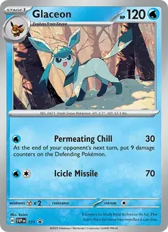 Glaceon 171/225 SVP Black Star Promos Pokémon card