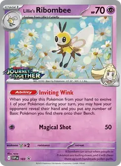 Lillie's Ribombee 183/225 SVP Black Star Promos Pokémon card