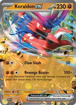 Koraidon ex 197/225 SVP Black Star Promos Pokémon card