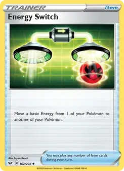 Energy Switch 162/202 Sword & Shield Pokémon card
