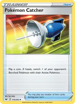 Pokémon Catcher 175/202 Sword & Shield Pokémon card