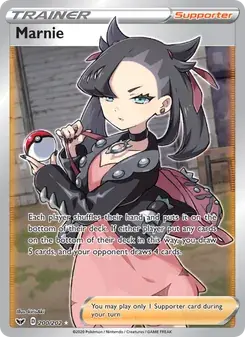 Marnie 200/202 Sword & Shield Pokémon card