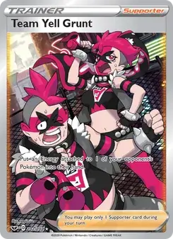 Team Yell Grunt 202/202 Sword & Shield Pokémon card