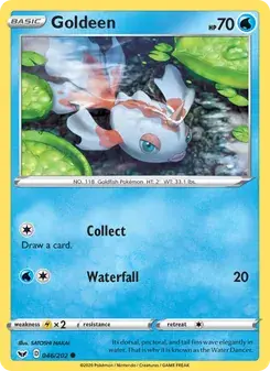 Goldeen 46/202 Sword & Shield Pokémon card